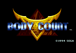 Body Count Title Screen